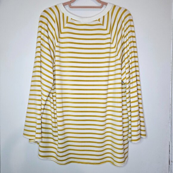 CAbi The Dreamer Standard Sweatshirt Long Sleeve Tee Top L Sun Stripe - Picture 3 of 9